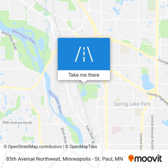 Mapa de 85th Avenue Northwest