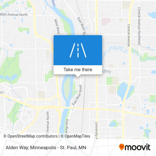 Mapa de Alden Way
