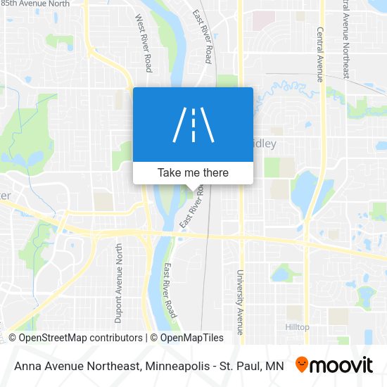 Mapa de Anna Avenue Northeast