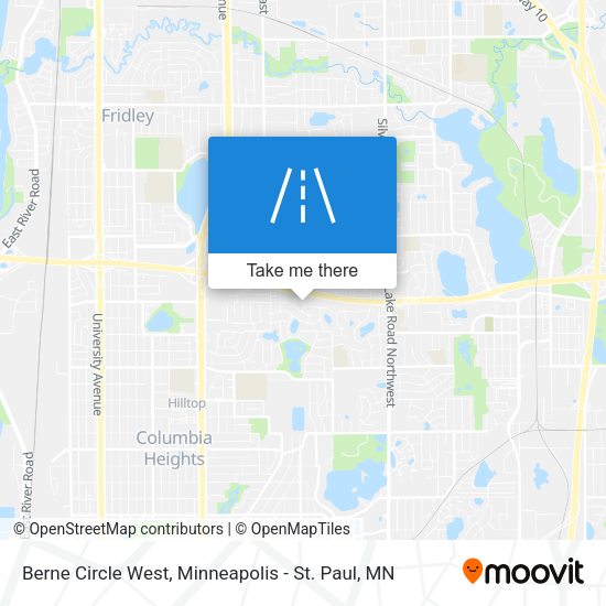 Mapa de Berne Circle West