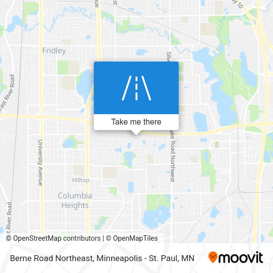 Berne Road Northeast map
