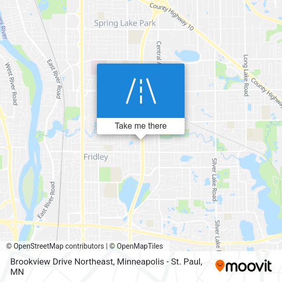 Brookview Drive Northeast map
