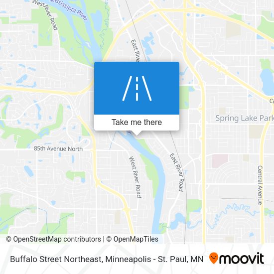 Mapa de Buffalo Street Northeast