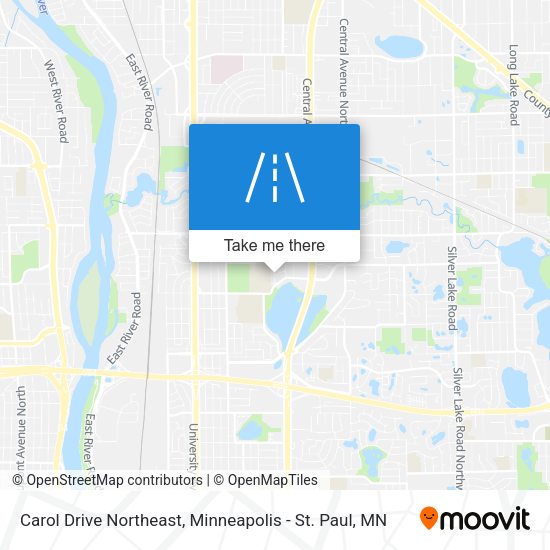 Mapa de Carol Drive Northeast
