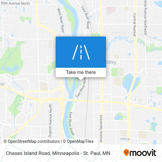 Mapa de Chases Island Road
