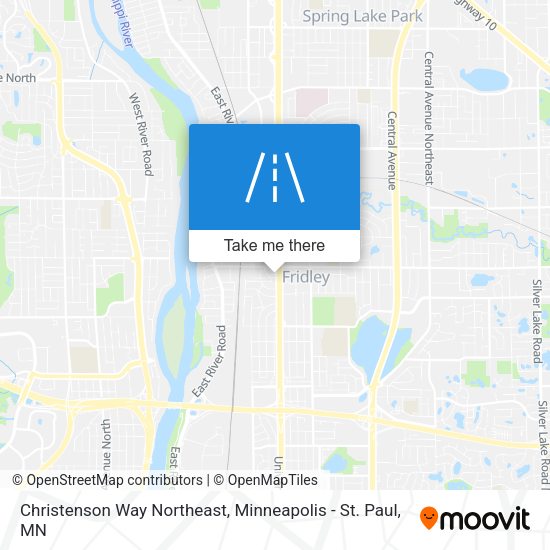 Christenson Way Northeast map