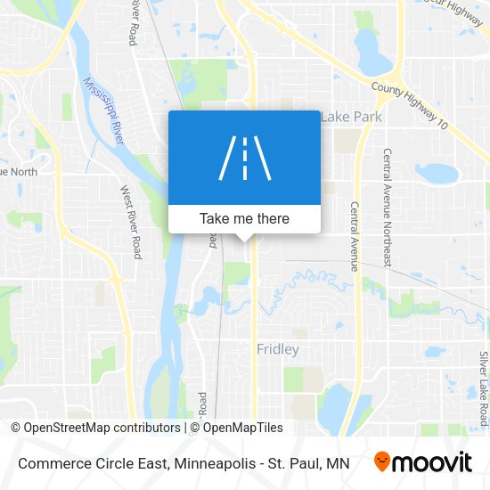 Mapa de Commerce Circle East