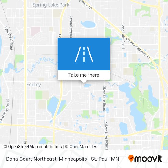 Mapa de Dana Court Northeast