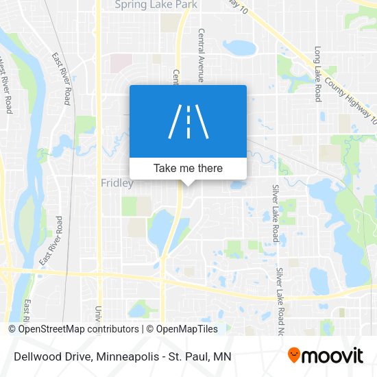 Dellwood Drive map