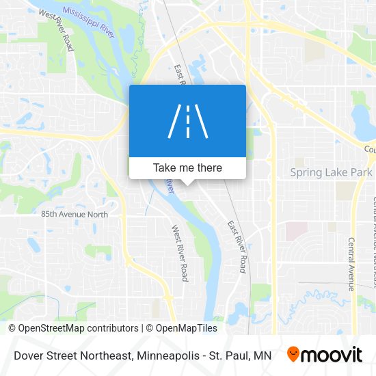 Dover Street Northeast map