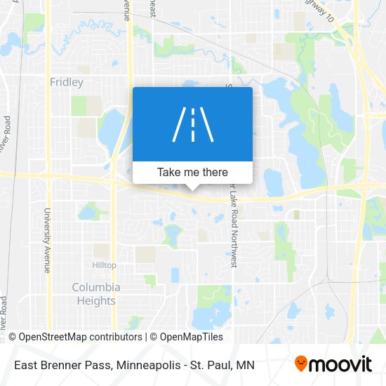East Brenner Pass map