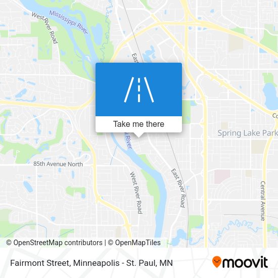 Fairmont Street map