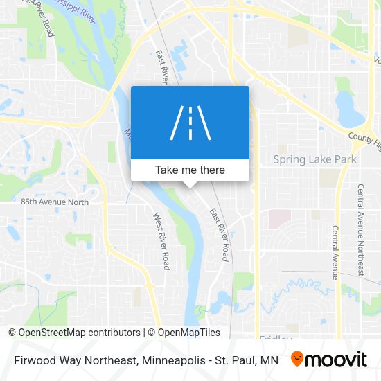Mapa de Firwood Way Northeast