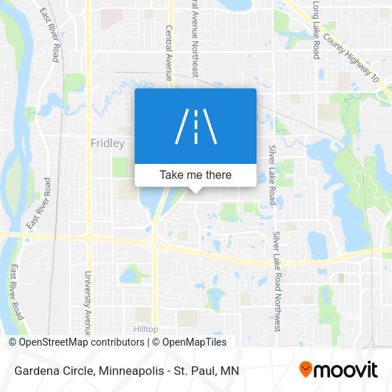 Gardena Circle map