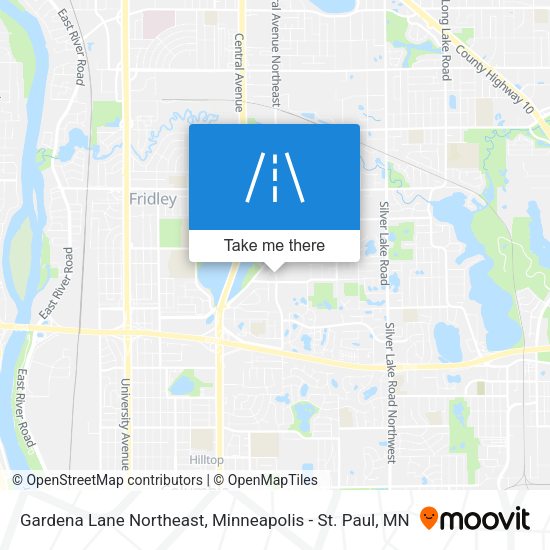 Mapa de Gardena Lane Northeast