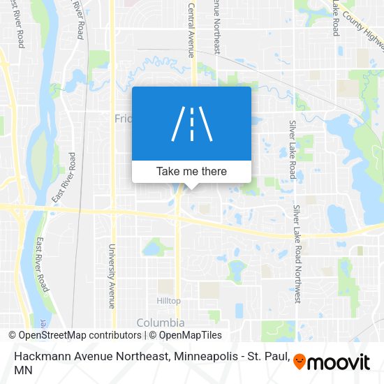 Hackmann Avenue Northeast map