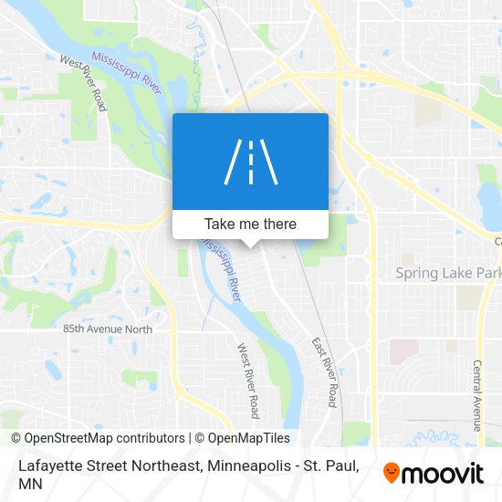 Mapa de Lafayette Street Northeast