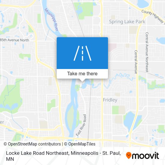 Mapa de Locke Lake Road Northeast