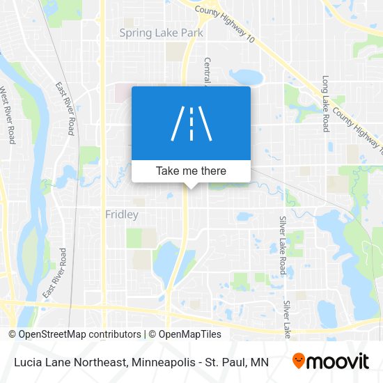 Mapa de Lucia Lane Northeast