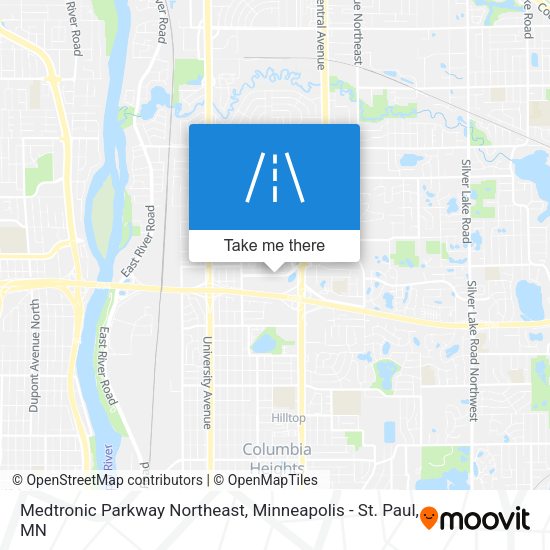 Medtronic Parkway Northeast map