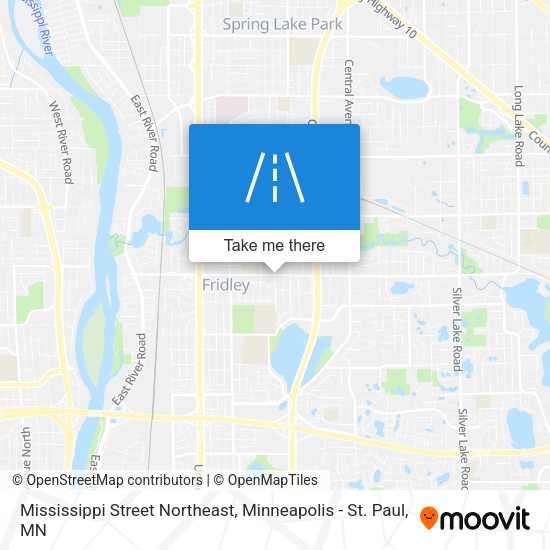 Mapa de Mississippi Street Northeast