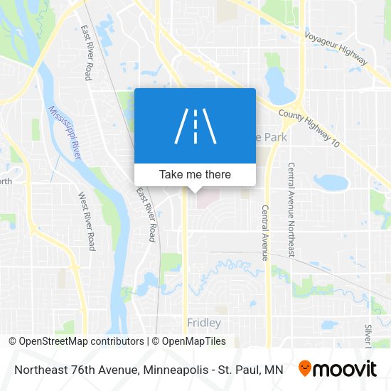 Mapa de Northeast 76th Avenue