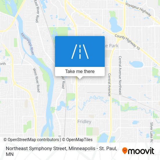 Northeast Symphony Street map