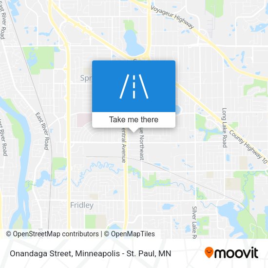 Onandaga Street map