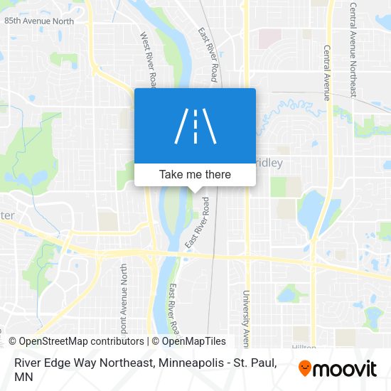 Mapa de River Edge Way Northeast