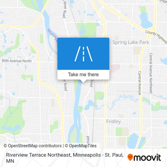 Riverview Terrace Northeast map