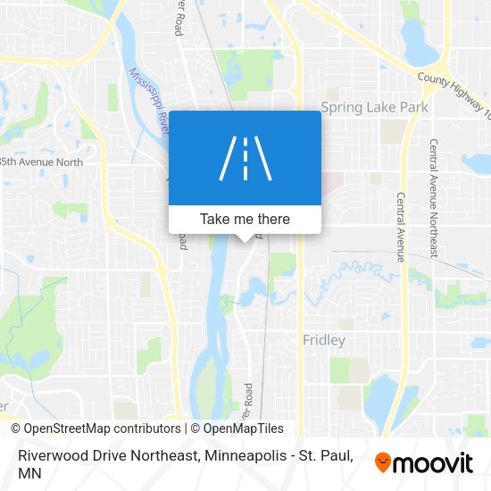 Mapa de Riverwood Drive Northeast
