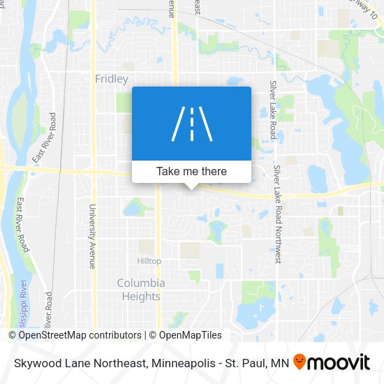 Mapa de Skywood Lane Northeast