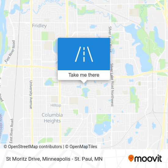 Mapa de St Moritz Drive