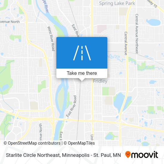 Mapa de Starlite Circle Northeast