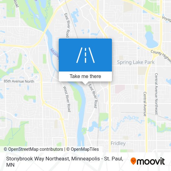 Stonybrook Way Northeast map
