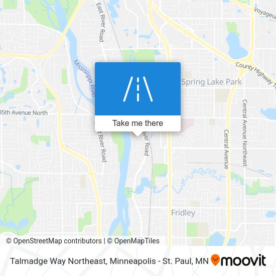 Talmadge Way Northeast map