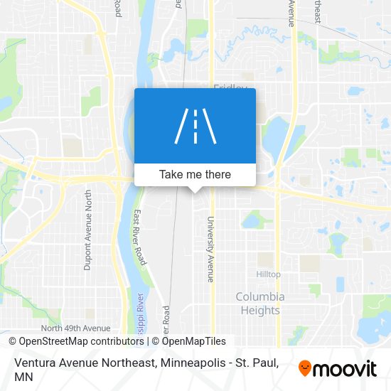 Ventura Avenue Northeast map