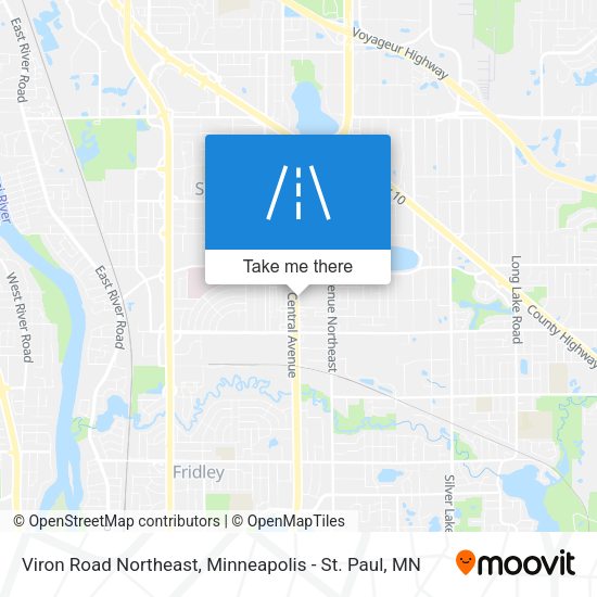 Mapa de Viron Road Northeast
