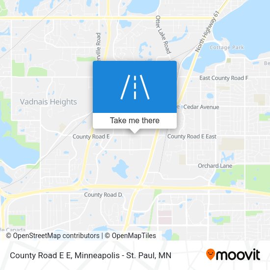 Mapa de County Road E E
