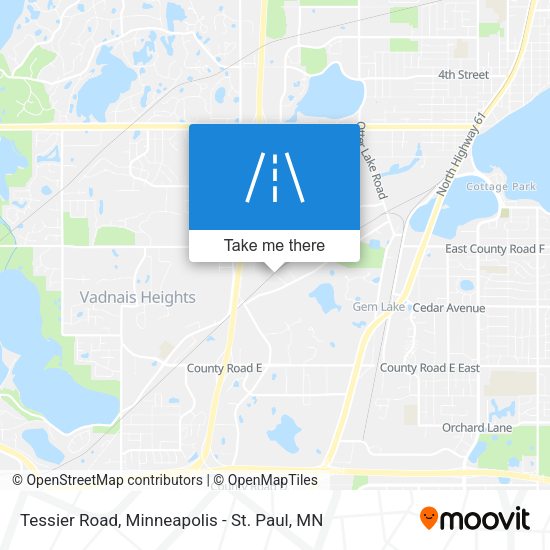 Mapa de Tessier Road