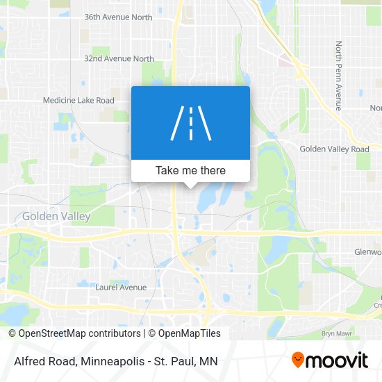 Alfred Road map