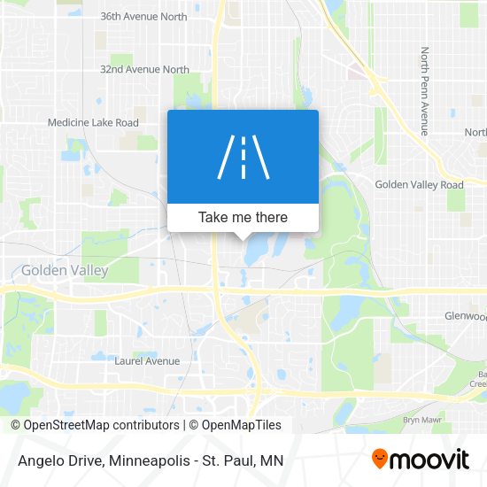 Mapa de Angelo Drive