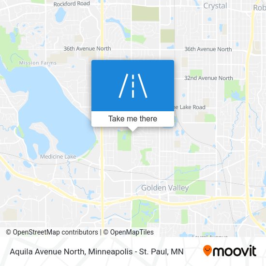 Mapa de Aquila Avenue North