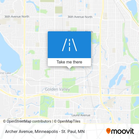 Archer Avenue map