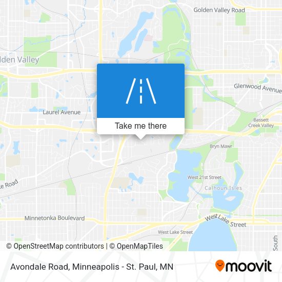 Avondale Road map