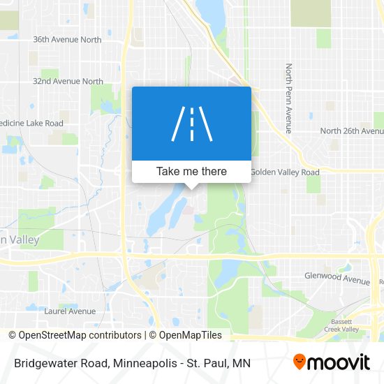 Bridgewater Road map