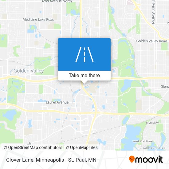Clover Lane map
