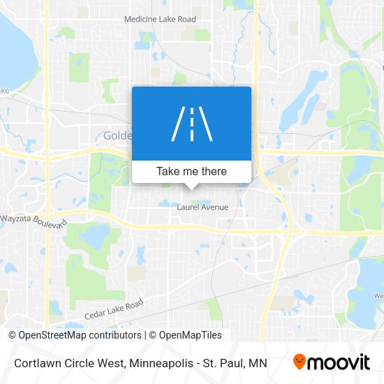Cortlawn Circle West map