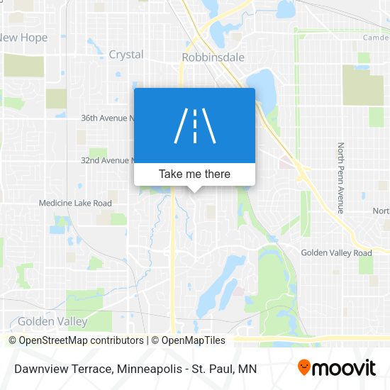Dawnview Terrace map