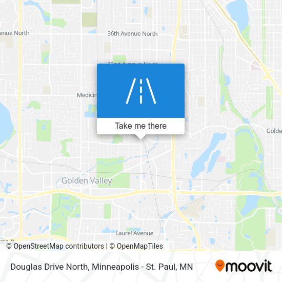 Douglas Drive North map